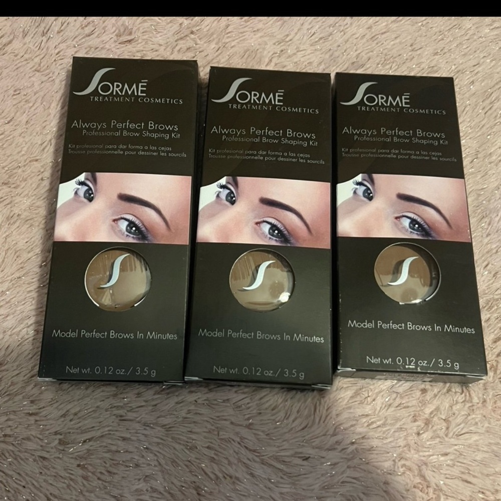TRUE BLONDE- BRAND NEW Sorme Always Perfect Brows X3